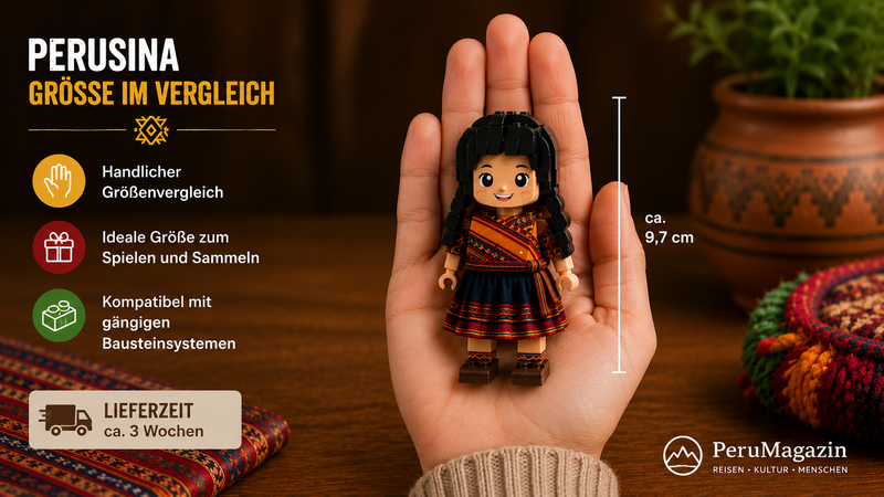 Perusina Baustein-Figur | PeruMagazin Figur - PeruMagazin