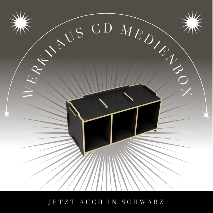 CD Medienbox - 100% Made in Germany - stapelbar