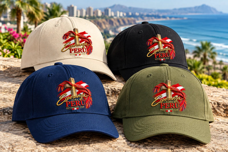 Esperanza para Perú Dad Cap – Farbvarianten