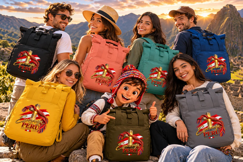 PeruMagazin – Mochila enrollable Esperanza para Perú