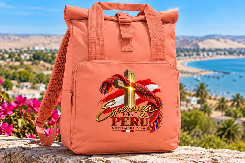 PeruMagazin – Mochila enrollable Esperanza para Perú