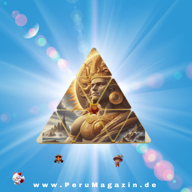 Inti - SonnenGott der Inkas - Pyramiden-Magie-Würfel