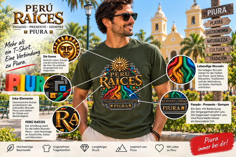 PeruMagazin RAÍCES PERÚ PIURA Heavyweight T-Shirt