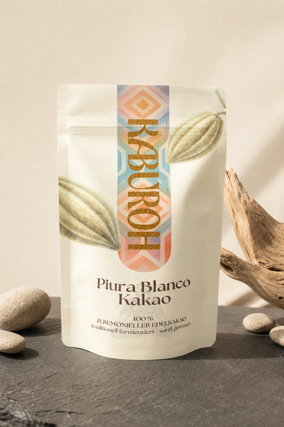 Kaburoh Piura Blanco Ceremonial Cacao: Cacao mass from Northern Peru | Fruity and Light