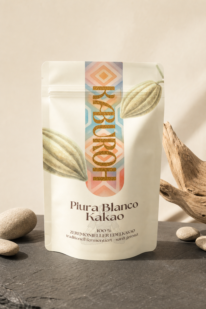 Kaburoh Piura Blanco Ceremonial Cacao: Cacao mass from Northern Peru | Fruity and Light