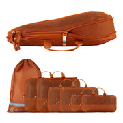 TRAVEL DUDE Kompressions-Packwürfel, 7-teiliges Reiseorganizer-Set – Produktbild 9
