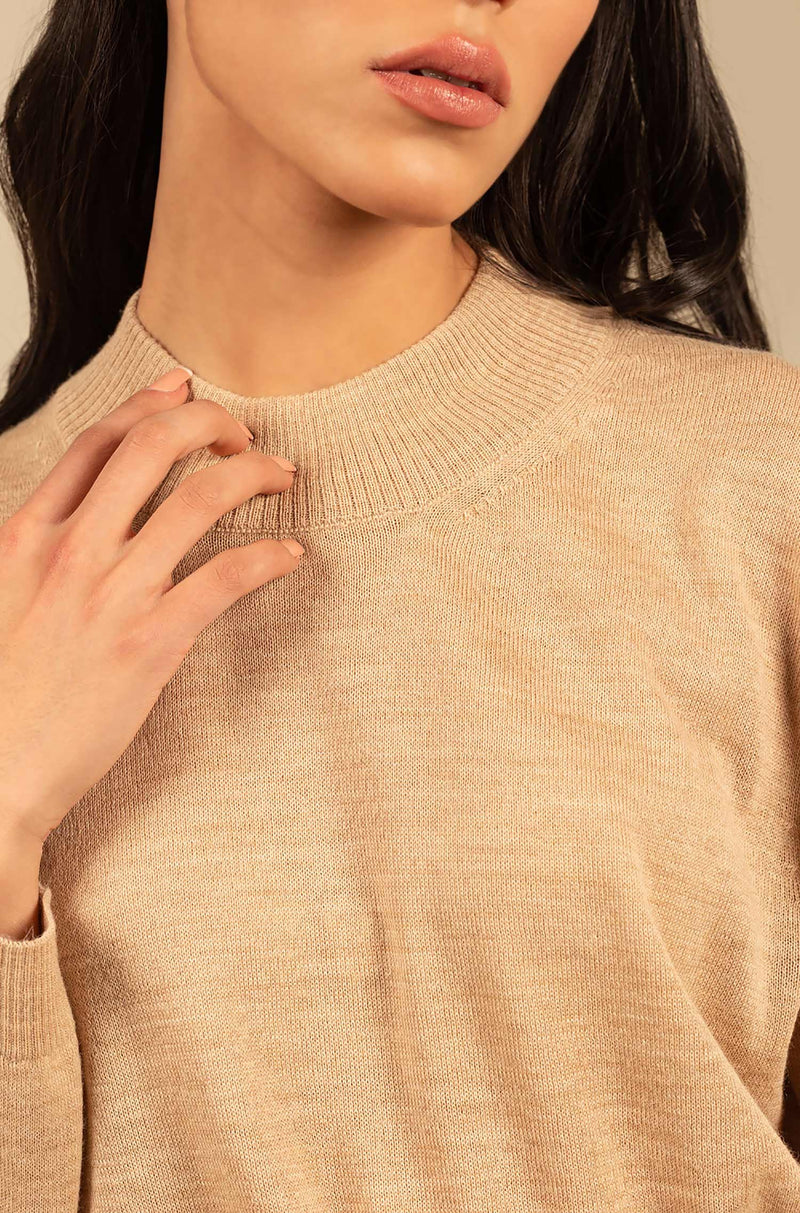 KUNA - Alpaka Damen Pullover Turtleneck - Anahi – 100 % Baby‑Alpaka