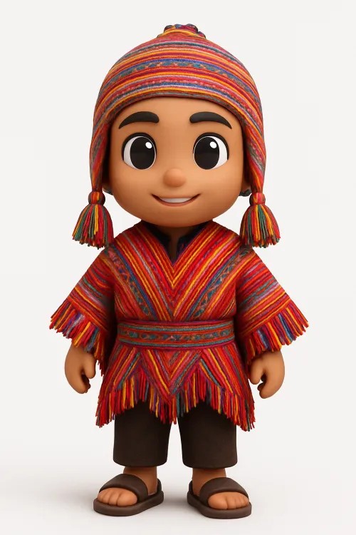 Figura Perú de PeruMagazin: Minifigura 3D personalizada