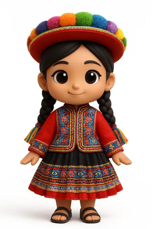 Figura Perú de PeruMagazin: Minifigura 3D personalizada