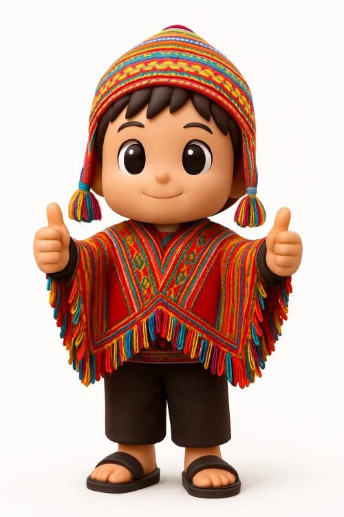 Figura Perú de PeruMagazin: Minifigura 3D personalizada