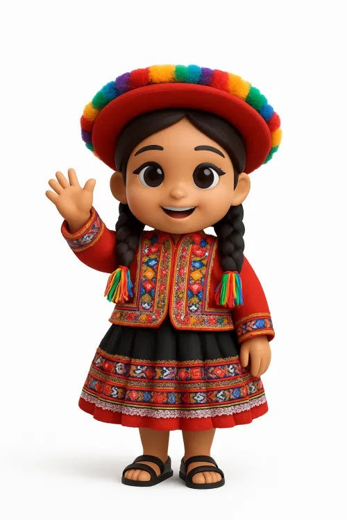 Figura Perú de PeruMagazin: Minifigura 3D personalizada