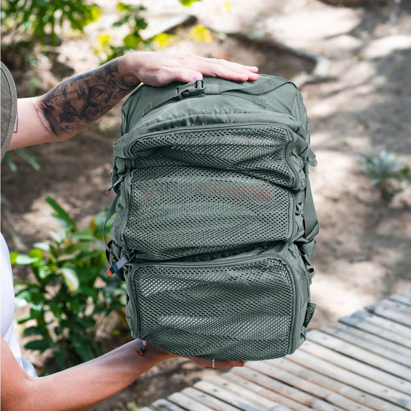TRAVEL DUDE Hanging Cube – hängender Packorganizer, Stahlblau, Produktansicht 3 von 8