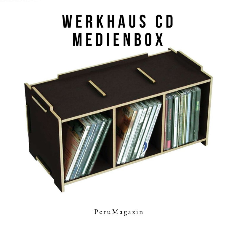 CD Medienbox - 100% Made in Germany - stapelbar