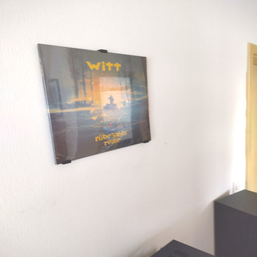#WirliebenVinyl  - Vinyl LP Schallplatten Halterung 3 Stück - Wandhalterung selbstklebend ohne bohren