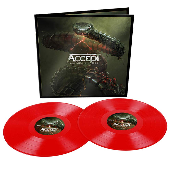Accept - Too Mean To Die - 2 × Vinyl, LP, Album, Limited Edition, Stereo, Red Cardinal
