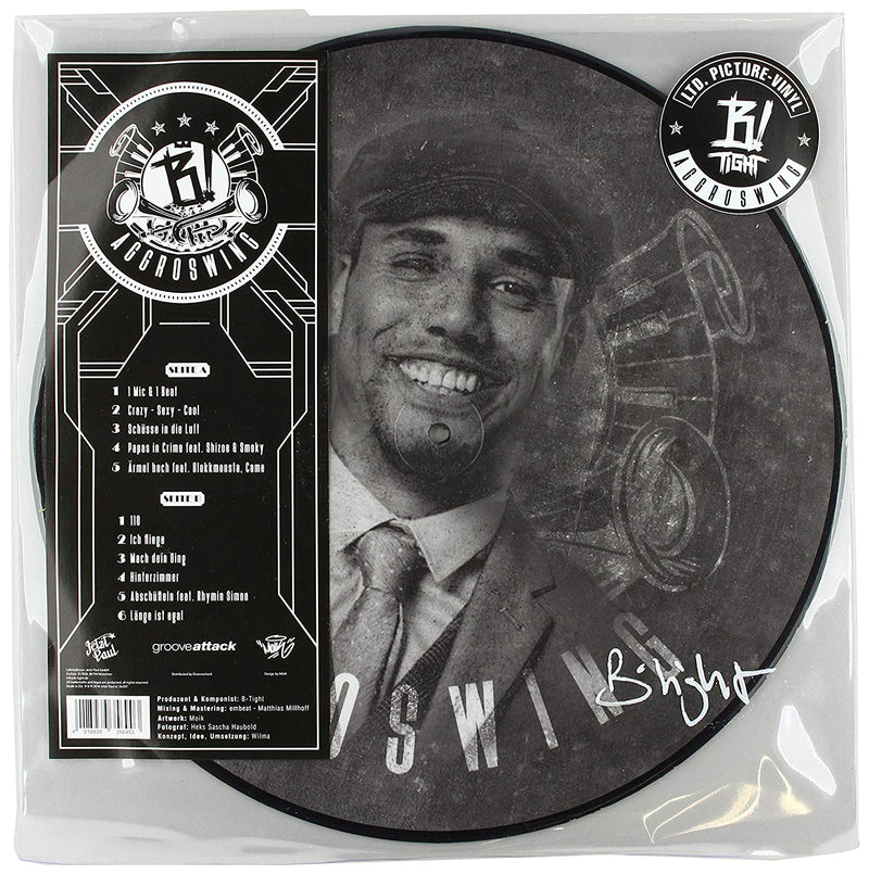 B-Tight – Aggroswing - Vinyl, LP, Album, Limited Edition, Picture Disc, Signed