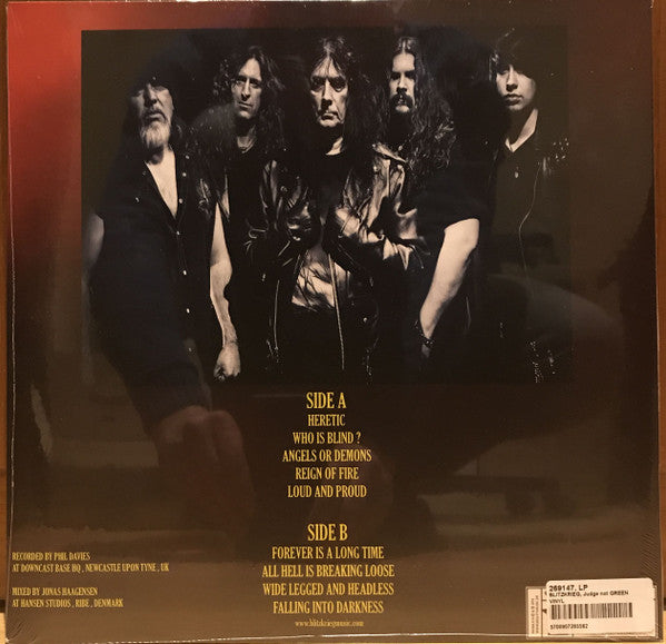 Blitzkrieg – Judge Not - Vinyl, LP, Album, Limited Edition, Green