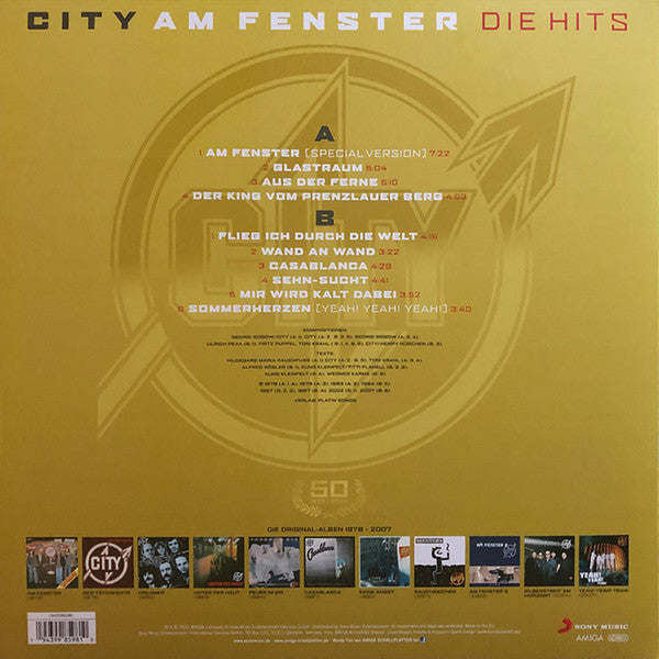 City – Am Fenster The Hits - Vinyl, LP, Compilation, Stereo, Gold