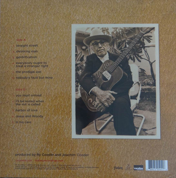 Ry Cooder – The Prodigal Son - Vinyl, LP, Album, Limited Edition, Red, 180 Gram