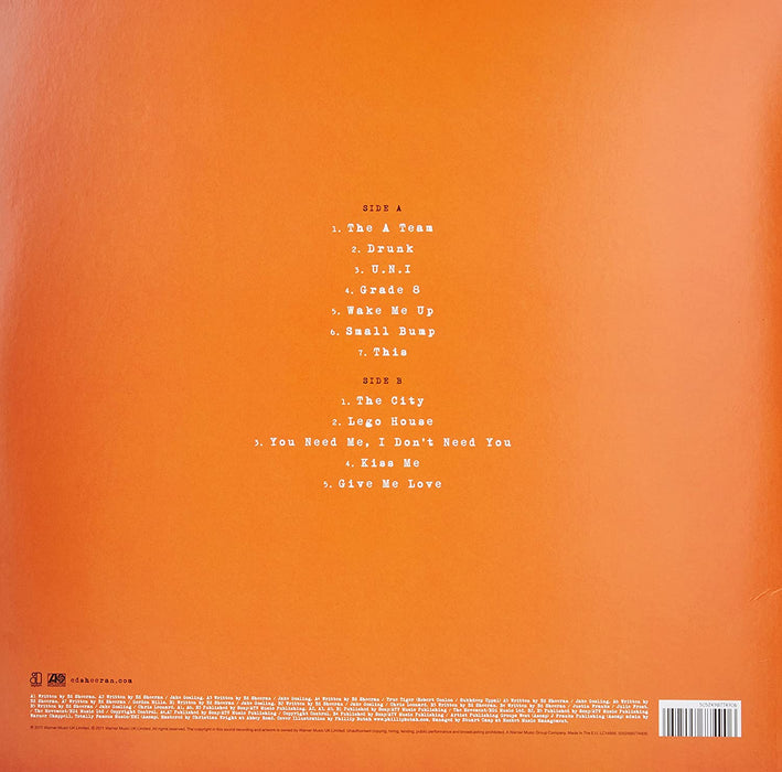 Ed Sheeran – + - Vinyl, LP, Album, Orange 