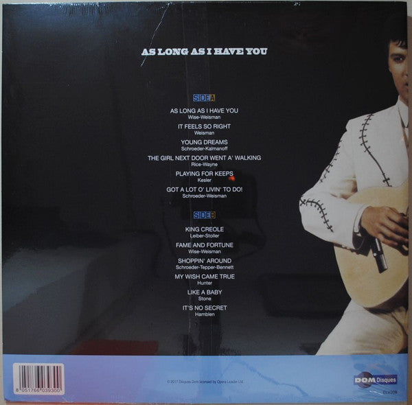 Elvis Presley – As Long As I Have You - Vinyl, LP, Compilation, Remastered, 180 Gram