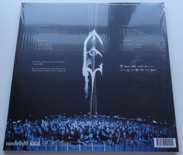 Emperor – Live At Wacken Open Air 2006 - "A Night Of Emperial Wrath" - 2 x Vinyl, LP, Album, Reissue, 180 Gram, Blue