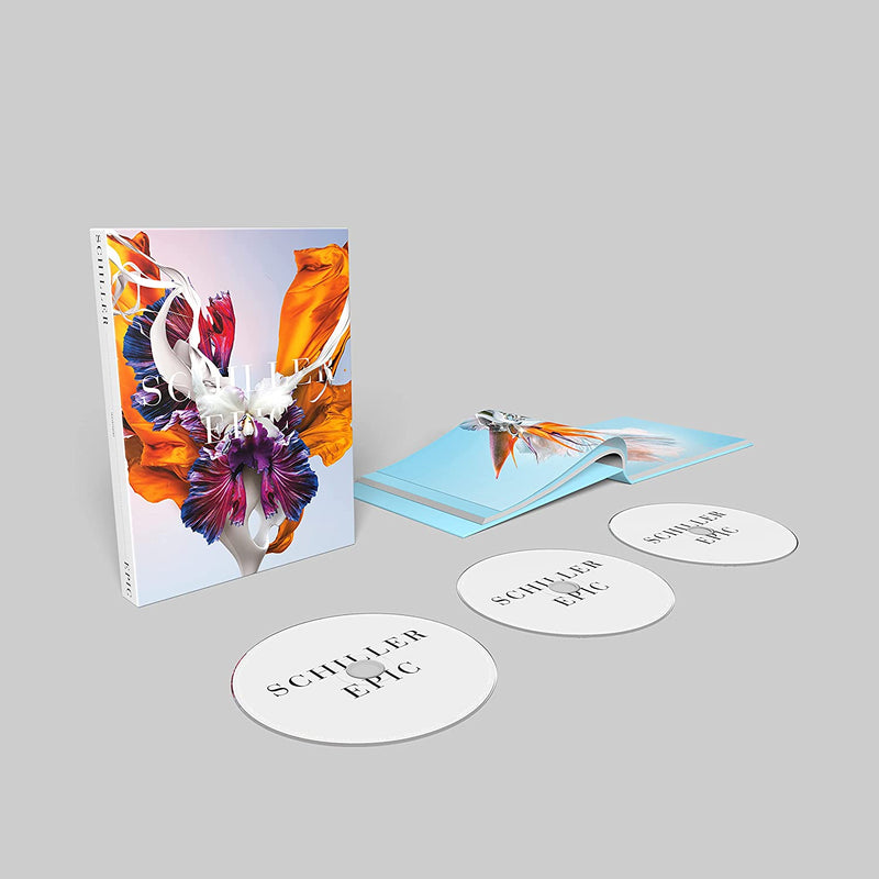 Schiller – Epic - 2 x CD, Album, Partially Mixed Blu-Ray Box-Set, Limited Edition, Super Deluxe Edition, Cardboard Sleeve, Hardcover Book, Score Sheet