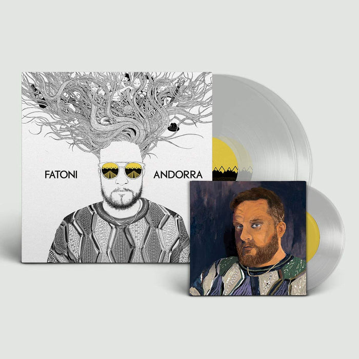 Fatoni ‎- Andorra - 2 × Vinyl, LP, Album, Gatefold, Clear Vinyl, 7", Clear CD, Album