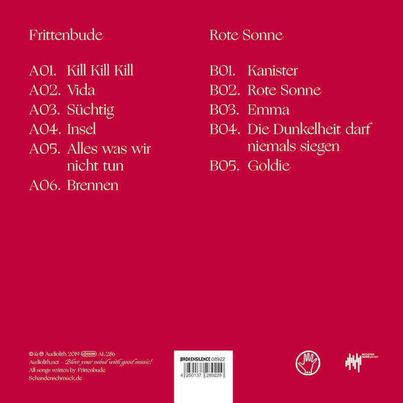 Frittenbude - Rote Sonne - Vinyl, LP, Clear Vinyl, 7", Clear All Media, Album