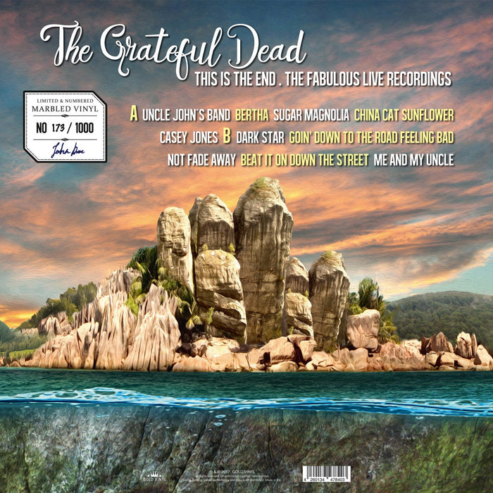 The Grateful Dead - This Is The End. The Fabulous Live Recordings - Vinyl, LP, Limited Edition, Numbered, Unofficial Release, Blue Marbled 