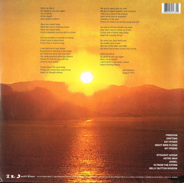 Jimi Hendrix – The Cry Of Love - Vinyl, LP, Album, Reissue, Gatefold 