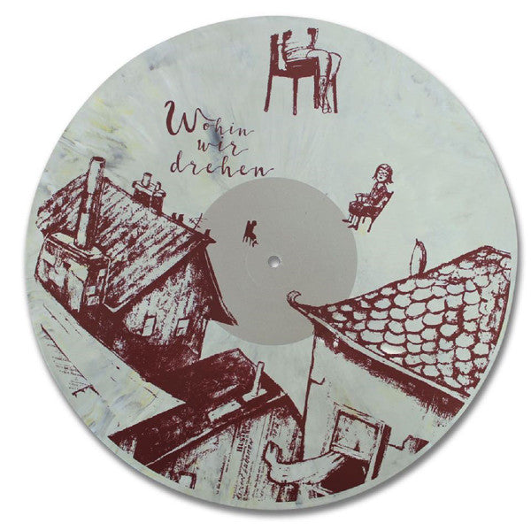 Cough - Where We Turn - Vinyl, 12", Single Sided, EP, Limited Edition, Numbered, Gray Marbled with Red Silkscreen 