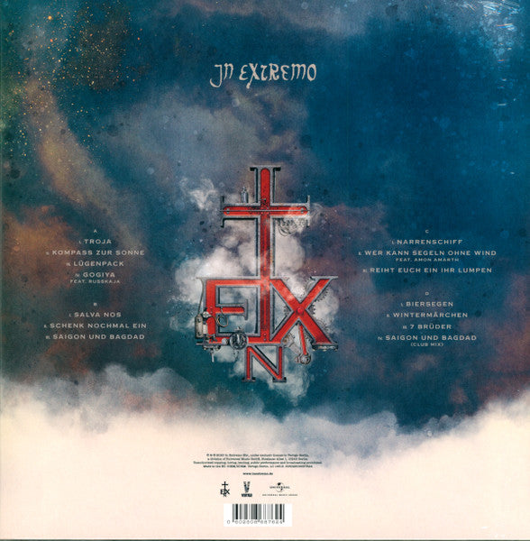 In Extremo – Kompass Zur Sonne - 2 x Vinyl, 12", 45 RPM, Album, Limited Edition, Red Translucent, 180 Gram