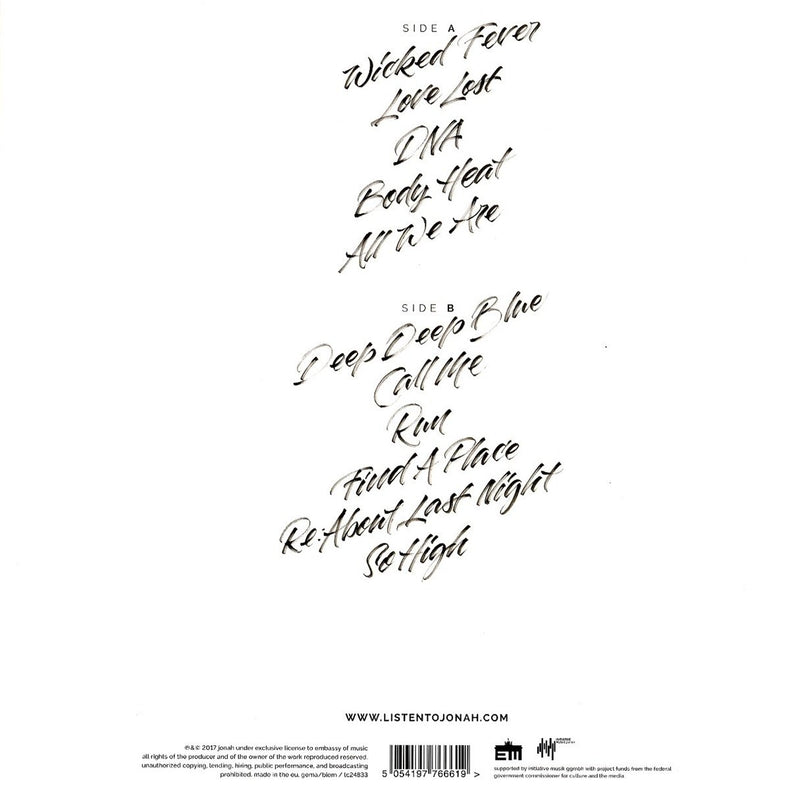 Jonah – Wicked Fever - Vinyl, LP, Album, Limited Edition