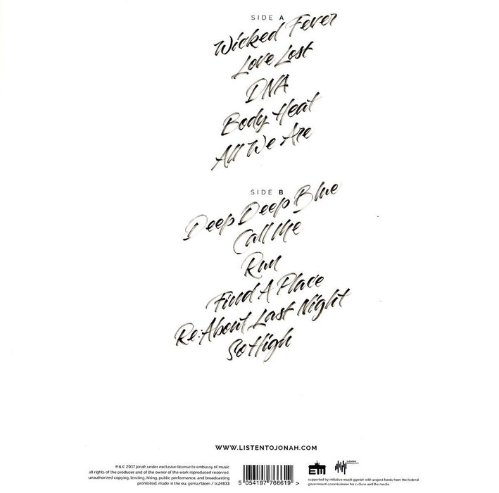 Jonah – Wicked Fever - Vinyl, LP, Album, Limited Edition 