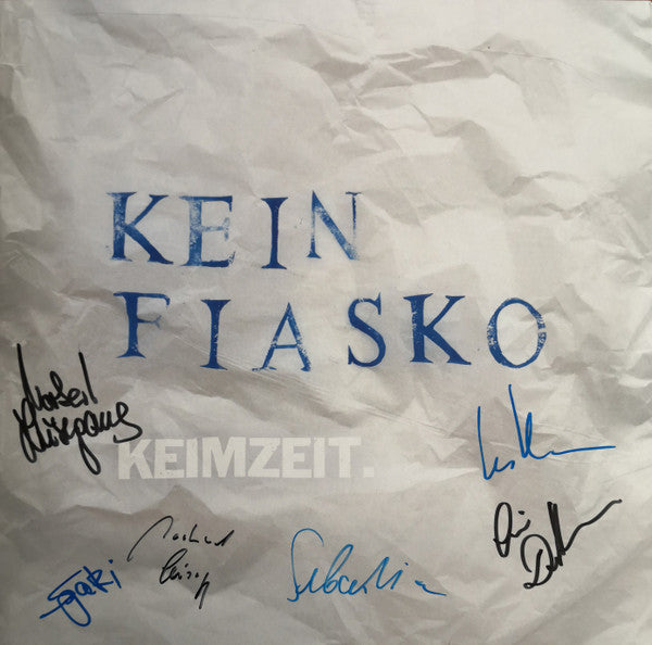 Germination time. – No fiasco - vinyl, LP, album, signed 