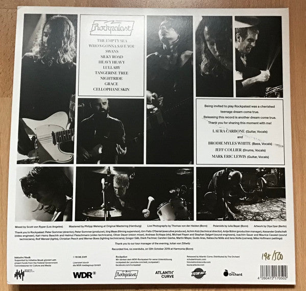 Laura Carbone – Live At Rockpalast 2019 - Vinilo, LP, Álbum, Edición Limitada, Numerado, Estéreo, Blanco 