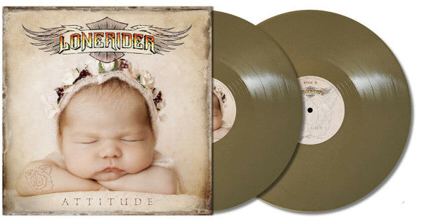 Lonerider – Attitude - 2 x Vinyl, LP, Album, Limited Edition, Numbered, Stereo, Gold, 180gr.