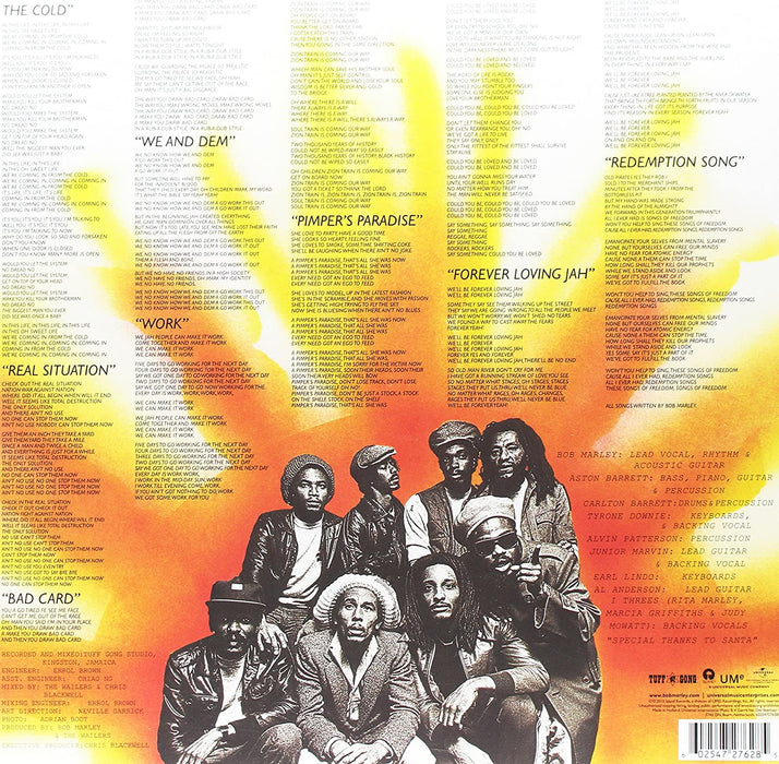 Bob Marley &amp; The Wailers – Uprising - Vinyl, LP, Album, Reissue, 180 Gram 