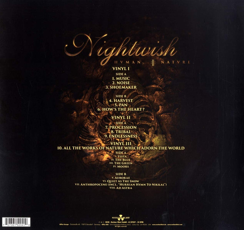 Nightwish – Human. :||: Nature. - 2 x Vinyl, LP Vinyl, LP, Single Sided Alle Medien, Album, Limited Edition