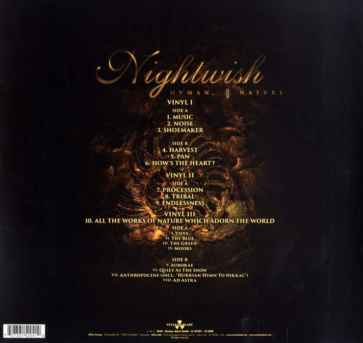 Nightwish – Human. :||: Nature. - 2 x Vinyl, LP Vinyl, LP, Single Sided Alle Medien, Album, Limited Edition