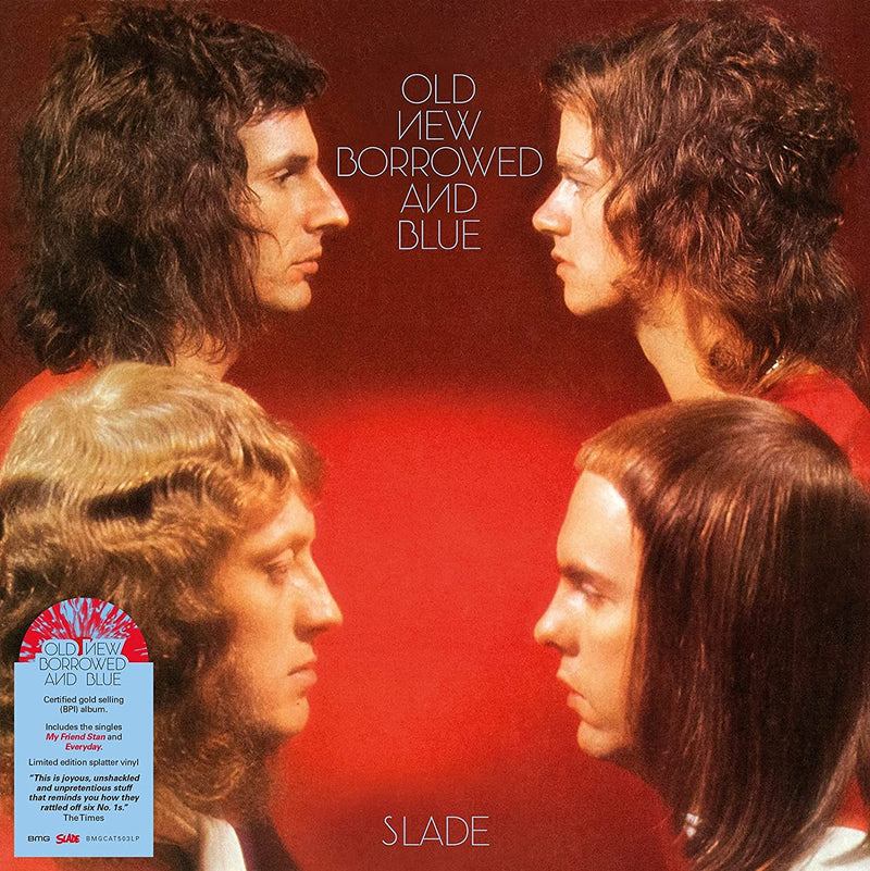 Slade – Old New Borrowed And Blue - Vinyl, LP, Album, Limited Edition, Reissue, Stereo, Splatter Vinyl, Gatefold