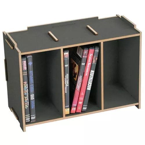 Media box DVD for stackable DVD shelves - Werkhaus