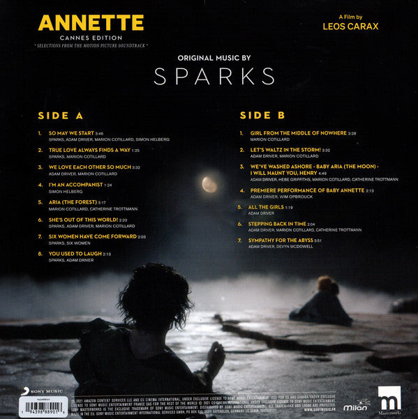 Sparks – Annette (Cannes Edition - Selections From The Motion Picture Soundtrack) - Vinyl, LP, Album, Special Edition, Green, MPO Pressing