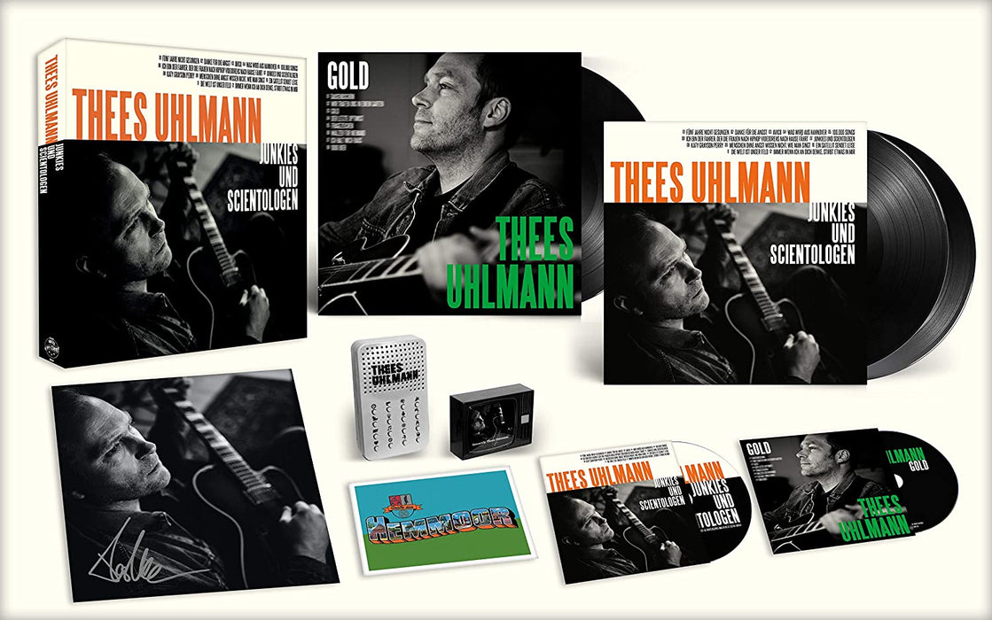 Thees Uhlmann – Junkies Und Scientologen - 2 x Vinyl, LP, 45 RPM, Album, Gatefold Vinyl, LP, 45 RPM, Album CD, Album CD, Album Box-Set, Deluxe Edition