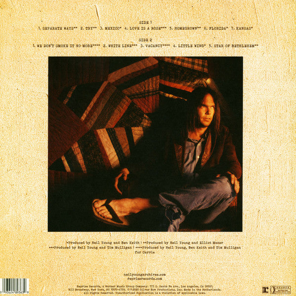 Neil Young – Homegrown - Vinyl, LP, Album, Limited Edition 