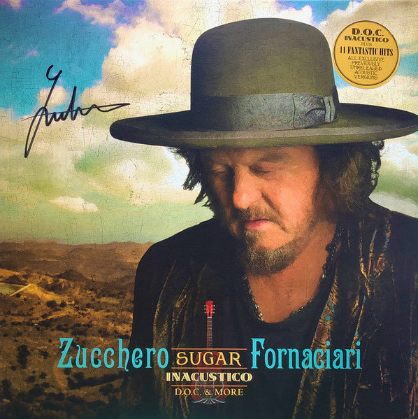 Zucchero Sugar Fornaciari – Inacustico - D.O.C. & More - 3 x Vinyl, LP, Album, signiert